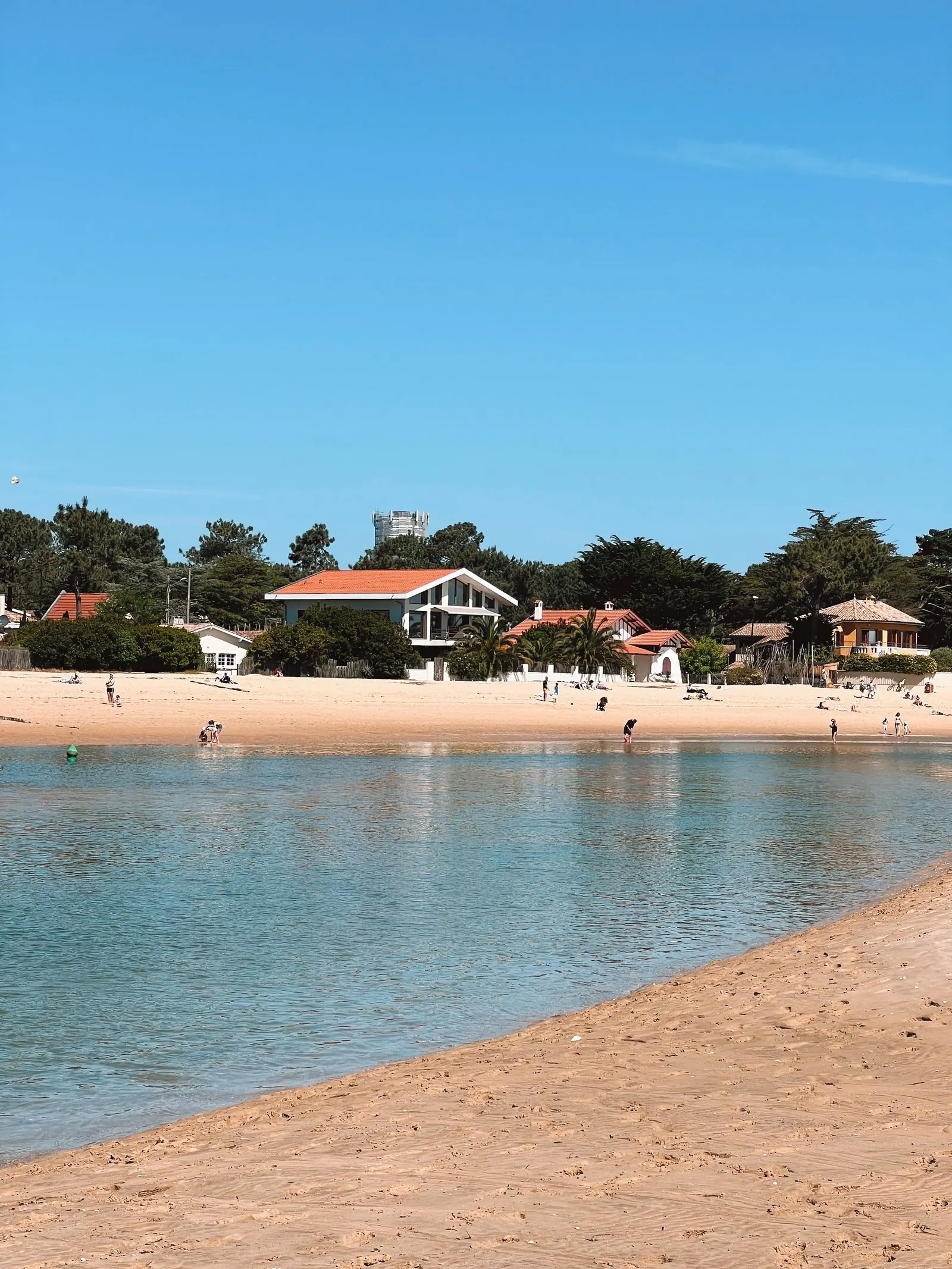 La plage du bassin au Canon, à cinquante mètres de la maison